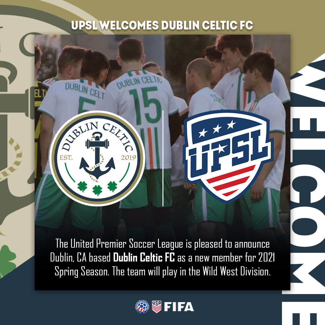 UPSL Dublin Celtic FC To Wild West Division Lynchburg FC